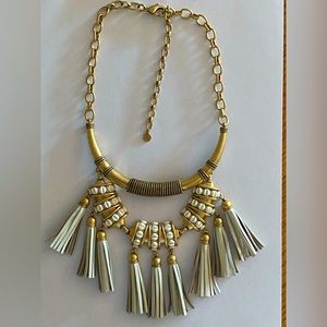 Stella and Dot tribal tassel necklace